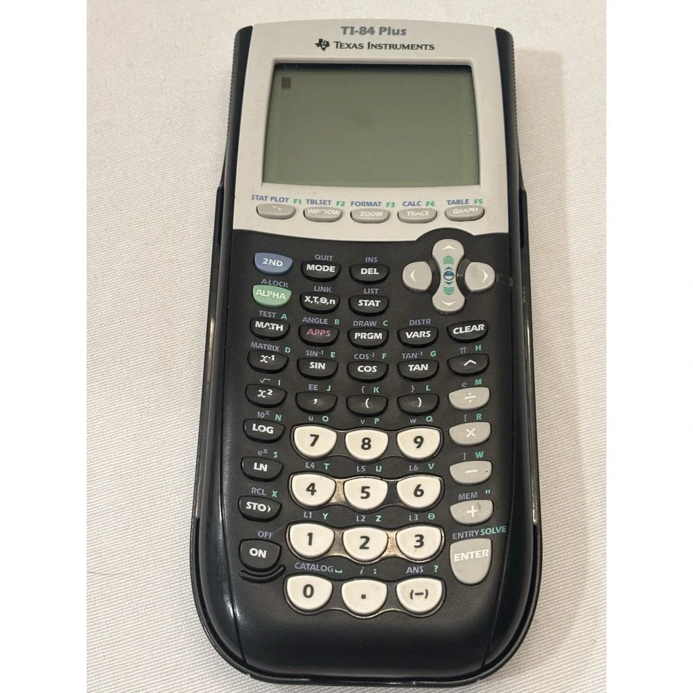 Texas Instruments TI-84 Plus Graphing Calculator 10-Digit Batteries Included